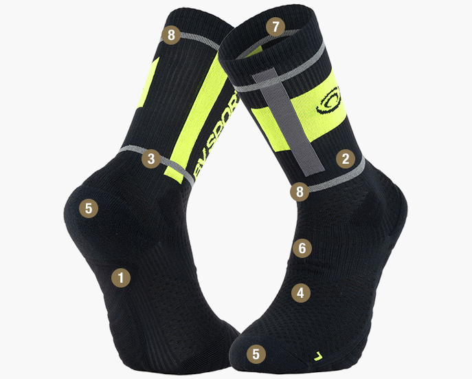Chaussettes Trail Ultra High Reflect